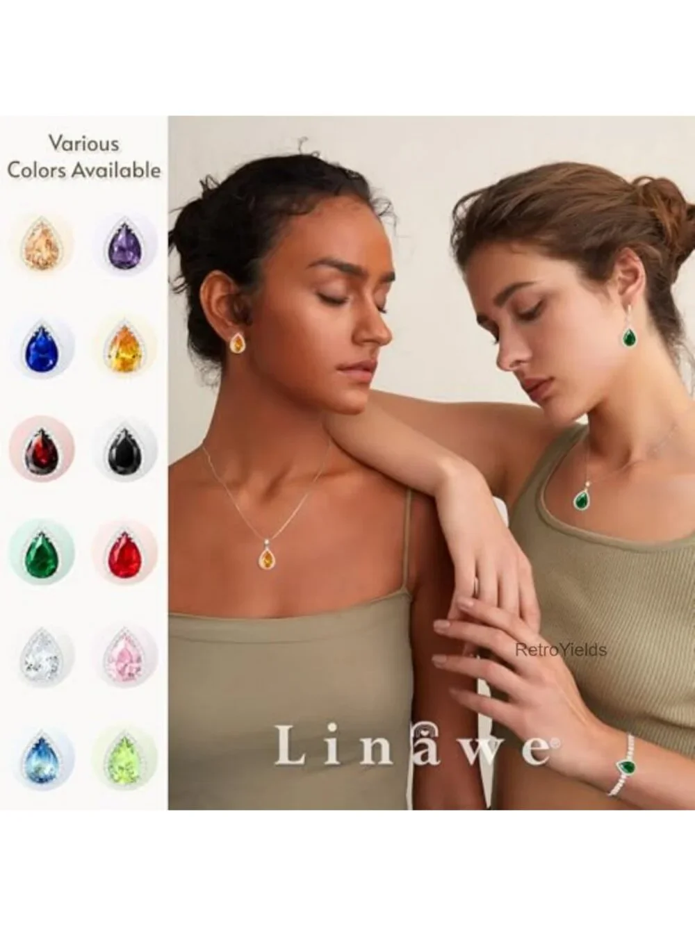 Rhinestone Drop Chandelier Earrings Cubic Zirconia Teardrop Dangle Jewelry